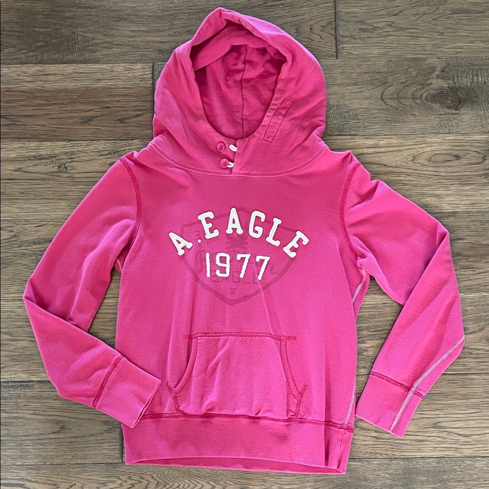 American Eagle Outfitters Vibrant Pink Hoodie